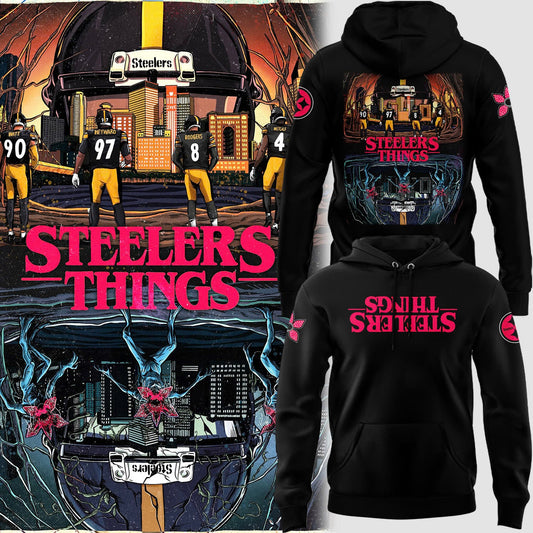 Stranger Tthings Pittsburgh Steelers Hoodie – Limited Edition