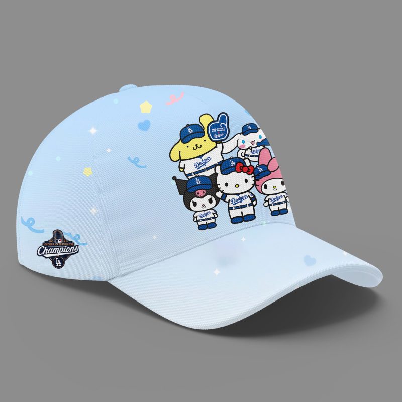 2025 HELLO KITTY x DODGERS CHAMPIONS Limited Edition Combo Hoodie