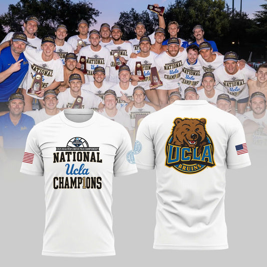 Ucla Bruins Men's Water Polo 2025 Champions TShirt