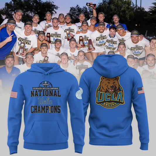 Ucla Bruins Men's Water Polo 2025 Champions Hoodie