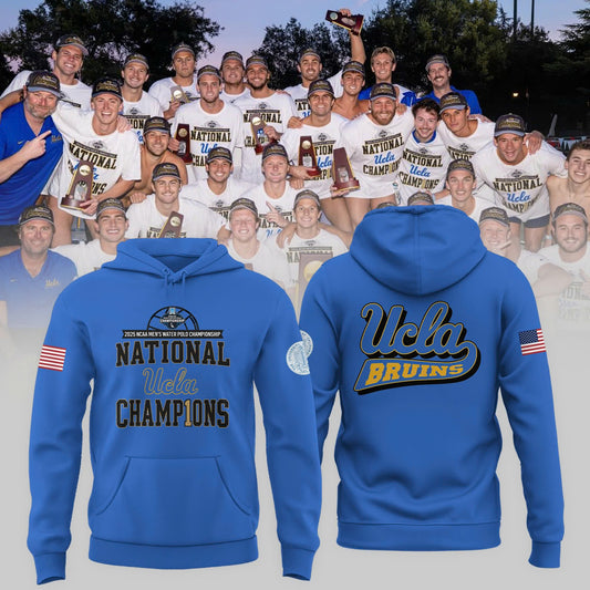 Ucla Bruins Men's Water Polo 2025 Champions Hoodie