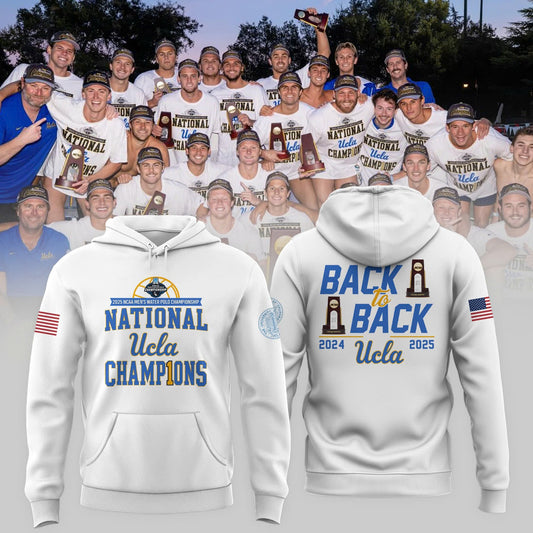 Ucla Bruins Men's Water Polo 2025 Champions Hoodie