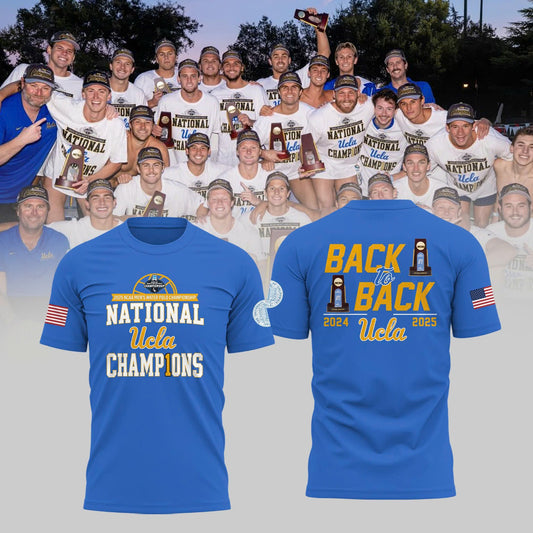 Ucla Bruins Men's Water Polo 2025 Champions TShirt