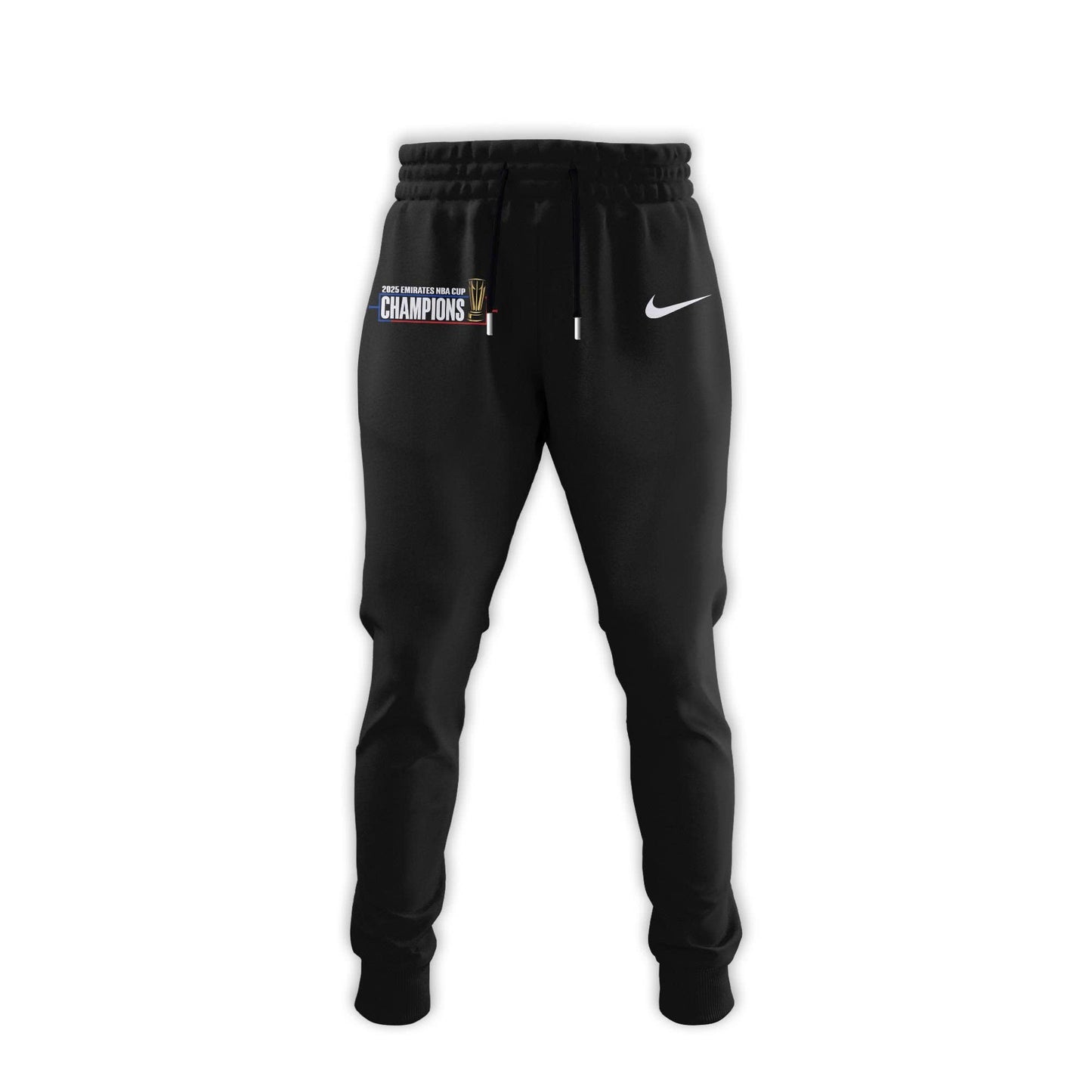 Black New York Knicks 2025 Cup Champions Signature Limited Edition Tshirt | Jogger | Cap