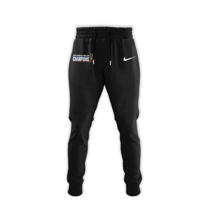 Black New York Knicks 2025 Cup Champions Signature Limited Edition Tshirt | Jogger | Cap