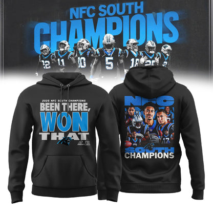 _ Carolina Panthers 2025 NFC South Division Champions Hoodie