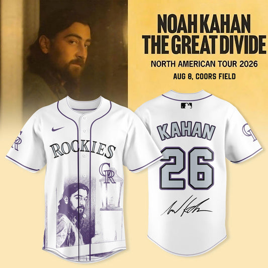 _ Colorado Rockies x Noah Kahan – “The Great Divide Tour 2026” Jersey Collection