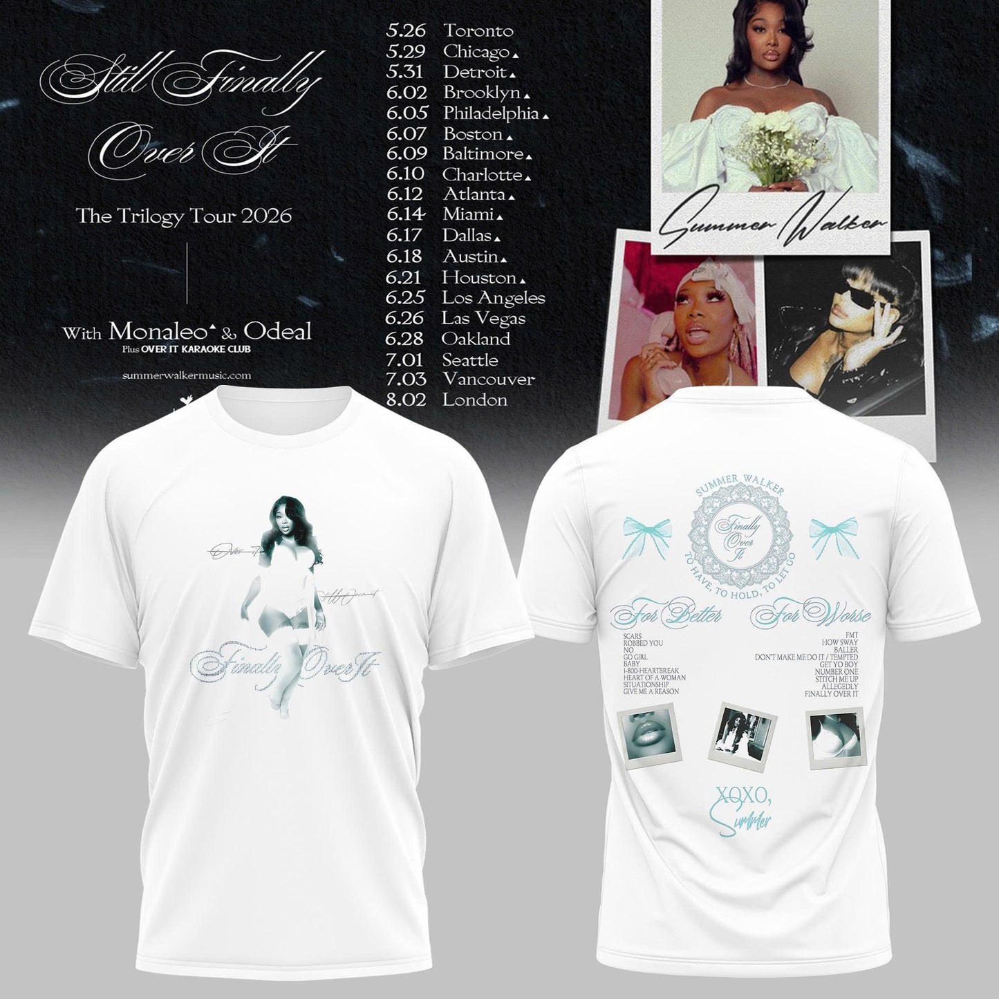 SUMMER WALKER – FINALLY OVER IT TOUR TEE