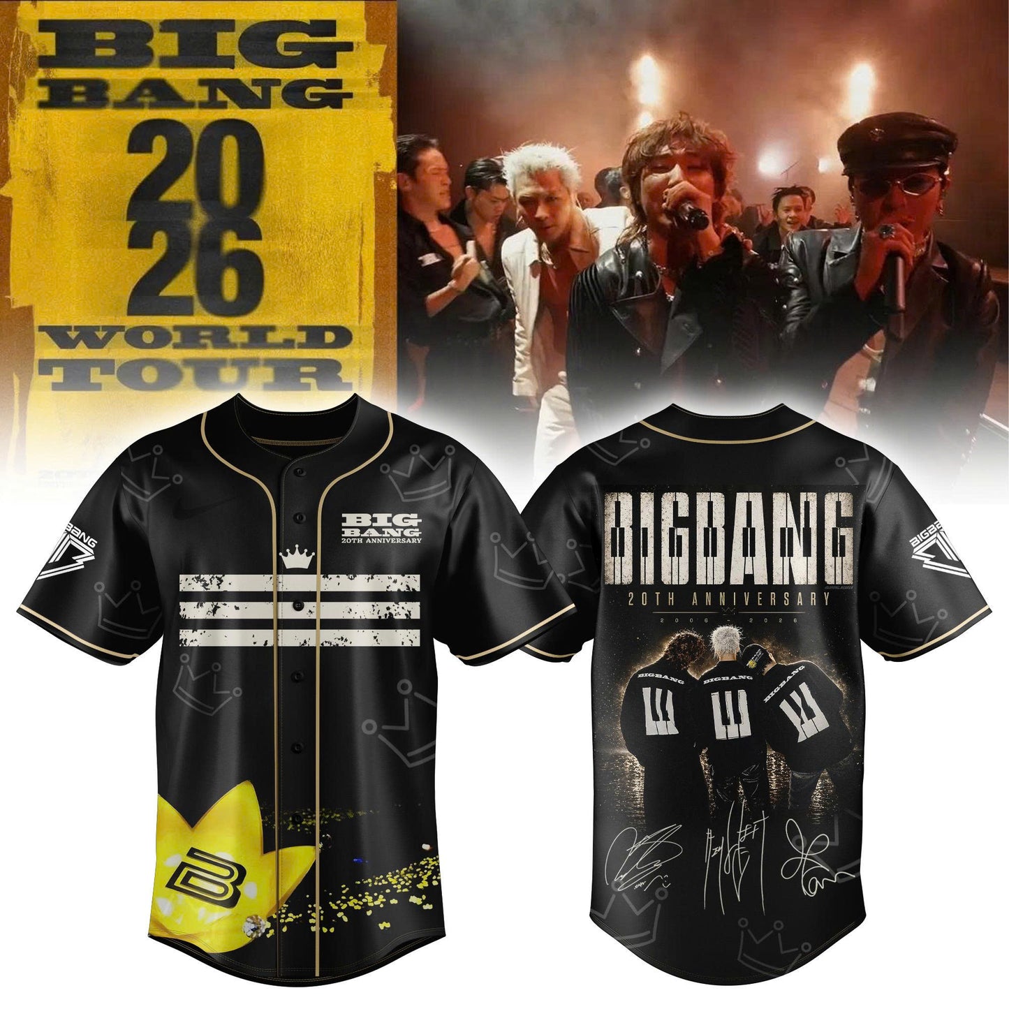 BigBang 20th Anniversary World Tour ’26 Limited Edition Jersey