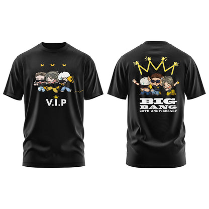 BigBang World Tour ’26 Cartoon Version Limited Edition Black Tshirt
