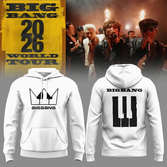 BigBang 20th Anniversary World Tour ’26 Limited Edition White Hoodie