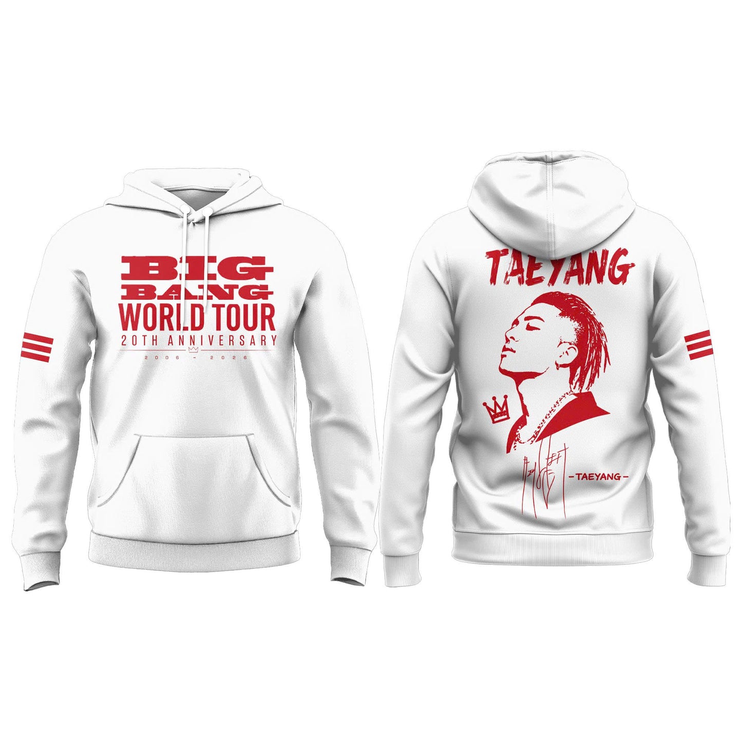BigBang 20th Anniversary World Tour ’26 TAEYANG Signature Limited Edition Hoodie