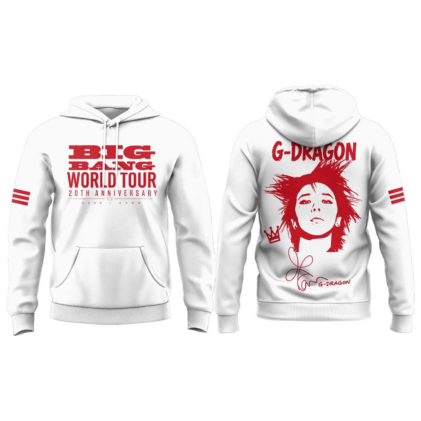 BigBang 20th Anniversary World Tour ’26 GD Signature Limited Edition Hoodie