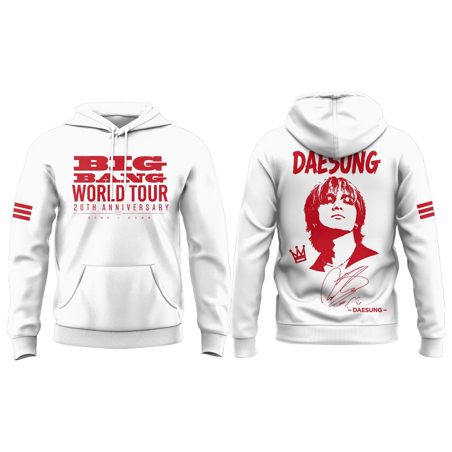 BigBang 20th Anniversary World Tour ’26 DAESUNG Signature Limited Edition Hoodie