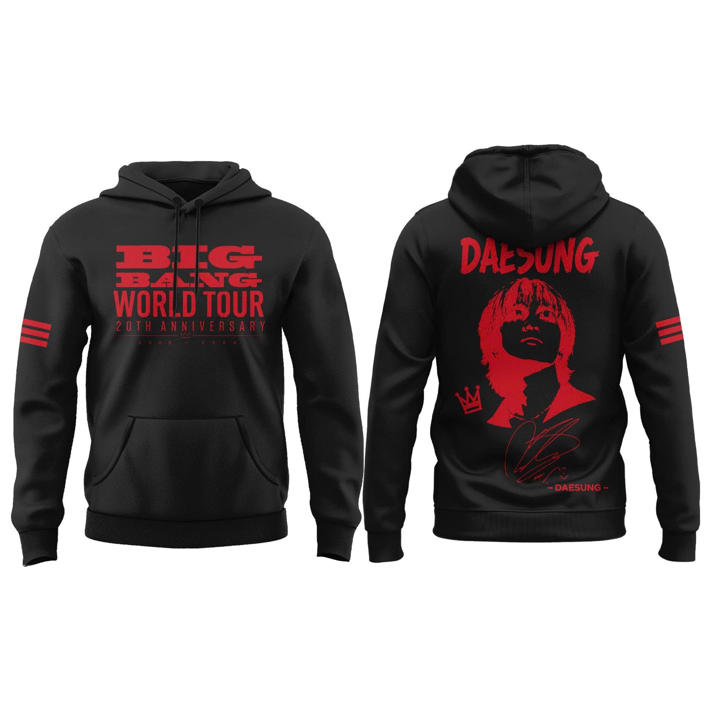 BigBang 20th Anniversary World Tour ’26 DAESUNG Signature Limited Edition Hoodie