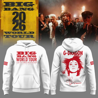 BigBang 20th Anniversary World Tour ’26 GD Signature Limited Edition Hoodie