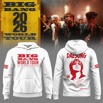 BigBang 20th Anniversary World Tour ’26 DAESUNG Signature Limited Edition Hoodie