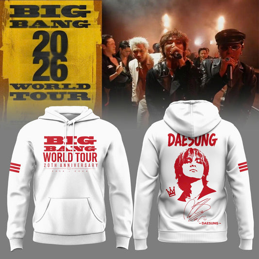BigBang 20th Anniversary World Tour ’26 DAESUNG Signature Limited Edition Hoodie