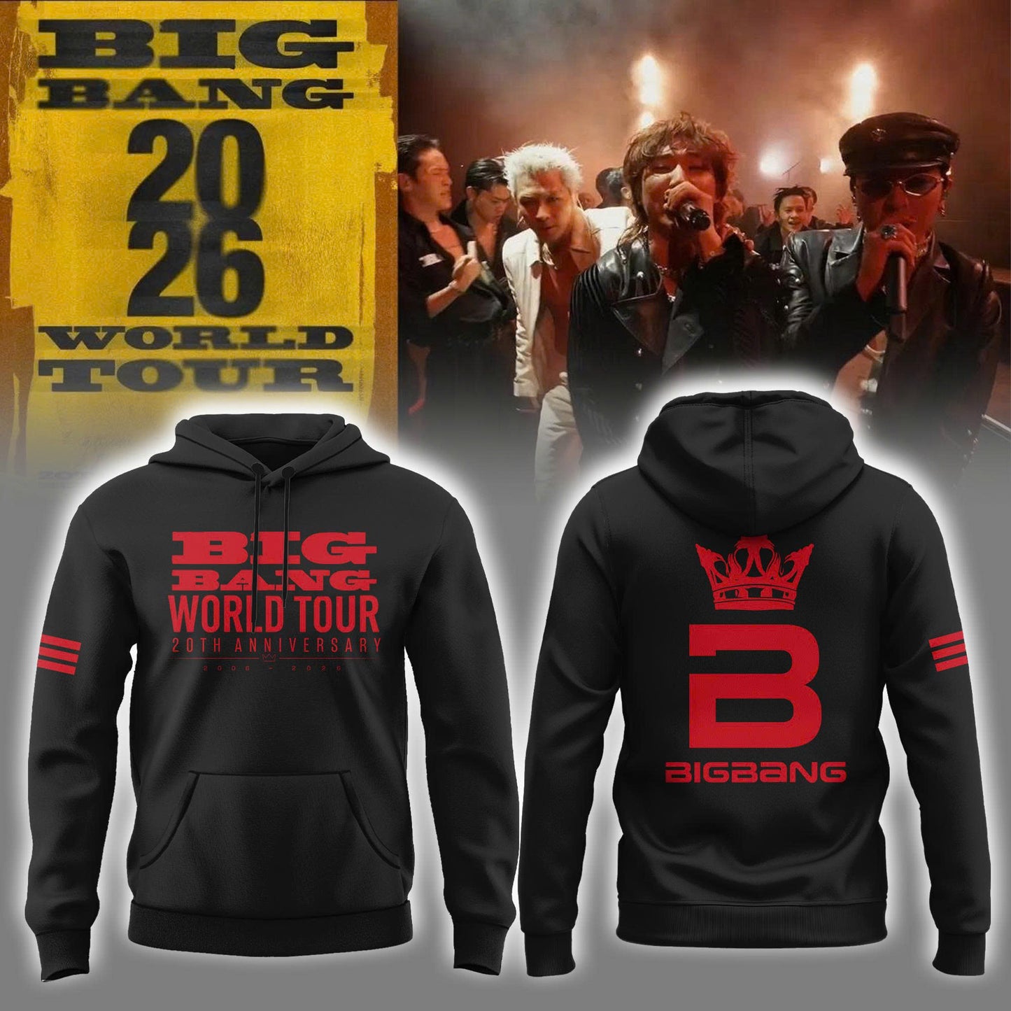 BigBang 20th Anniversary World Tour ’26 VIP Limited Edition Hoodie