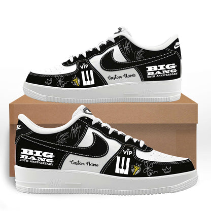 BigBang 20th Anniversary World Tour ’26 Custom Name H34 Black Shoes