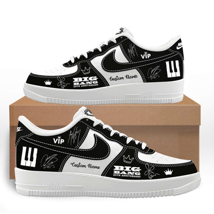 BigBang 20th Anniversary World Tour ’26 Custom Name H34 Black Shoes v2