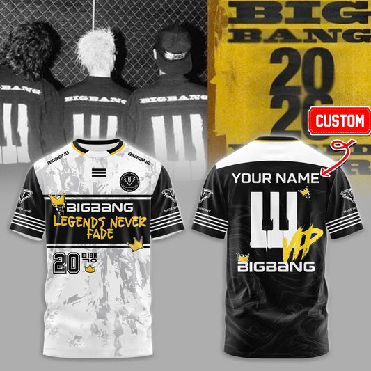 BigBang 20th Anniversary World Tour ’26 Tshirt Custom