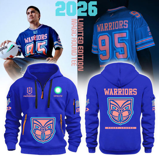 New Zealand Warriors Adults Limited Edition Magic Round Limited Edition Hoodie H115
