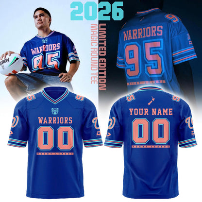 New Zealand Warriors Adults Limited Edition Magic Round Combo Jersey Custom