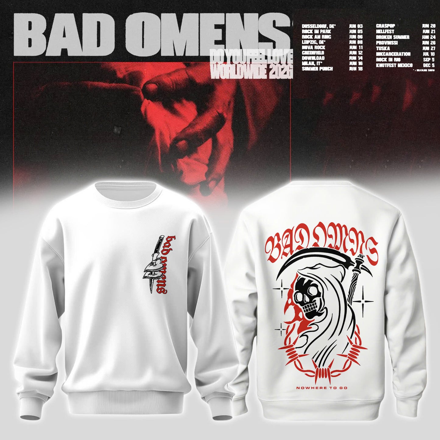 BO ” Do U Feel Love ” Tour 2026 Limited Edition Sweatshirt