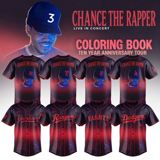 _CHANCE THE RAPPER — COLORING BOOK COLLECTION ALL TEAM BASEBALL