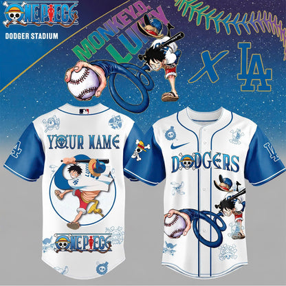 One Piece Night x Los Angeles Dodgers 2026 Edition Jersey