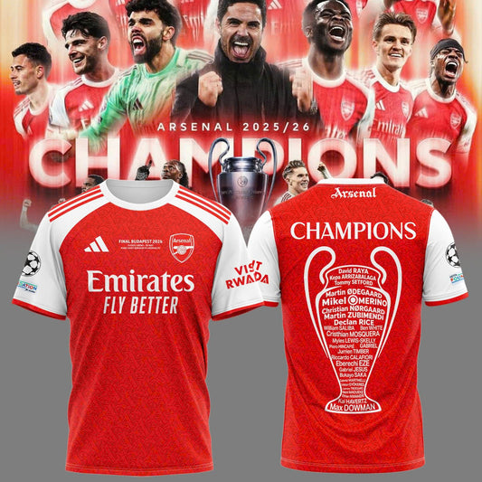 ,,Arsenal Champions League Winners 25/26 Jersey