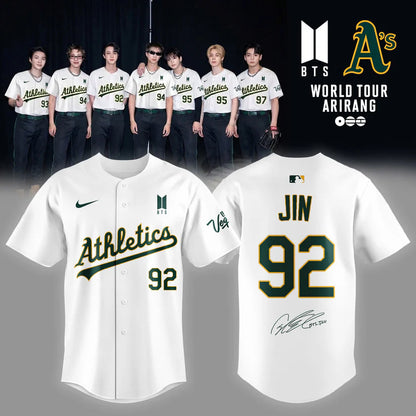 Limited Edition Oakland Athletics x BTS 2026 Jersey