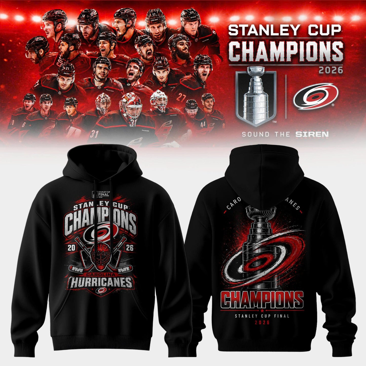 C Hurricanes 2026 Stanley Cup Champions