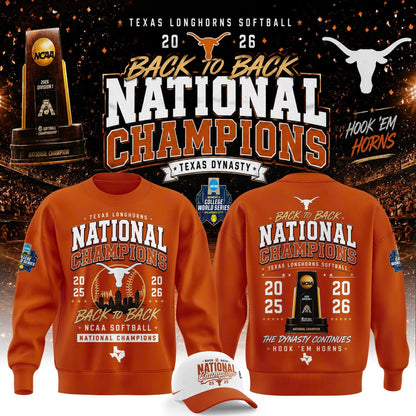 .2026 WCWS Back-To-Back National Champions Sweater