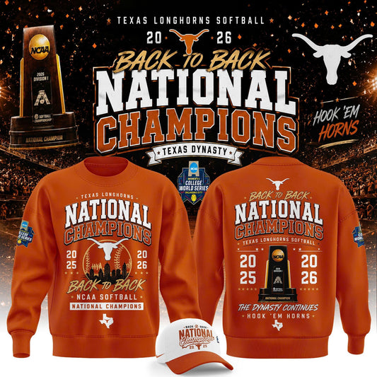 .2026 WCWS Back-To-Back National Champions Sweater
