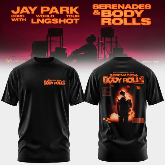 JAY PARK & LNGSHOT – 2026 World Tour ‘Serenades & Body Rolls’ Limited T-Shirt