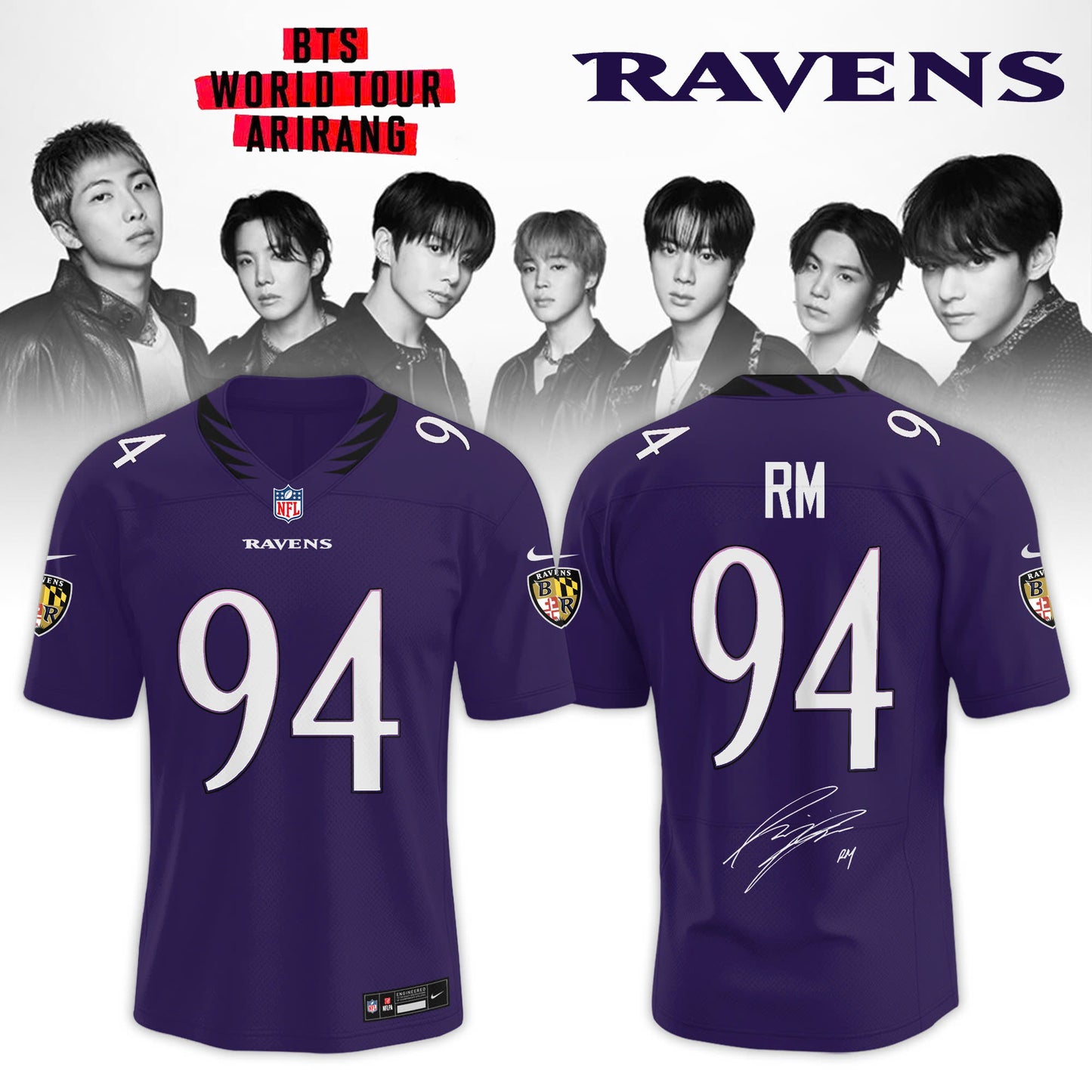 _ BR x BTS World Tour 2026 Limited Edition Jersey
