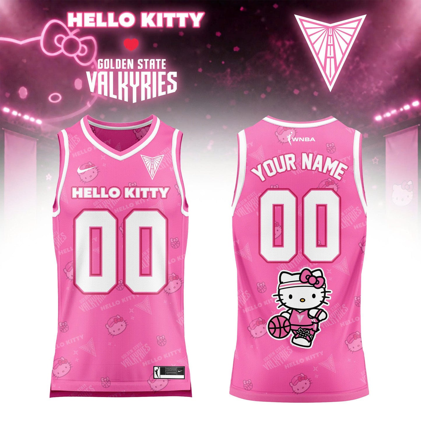 WNBA x Hello Kitty Game Day 2026 Limited Edition Basketball Jersey