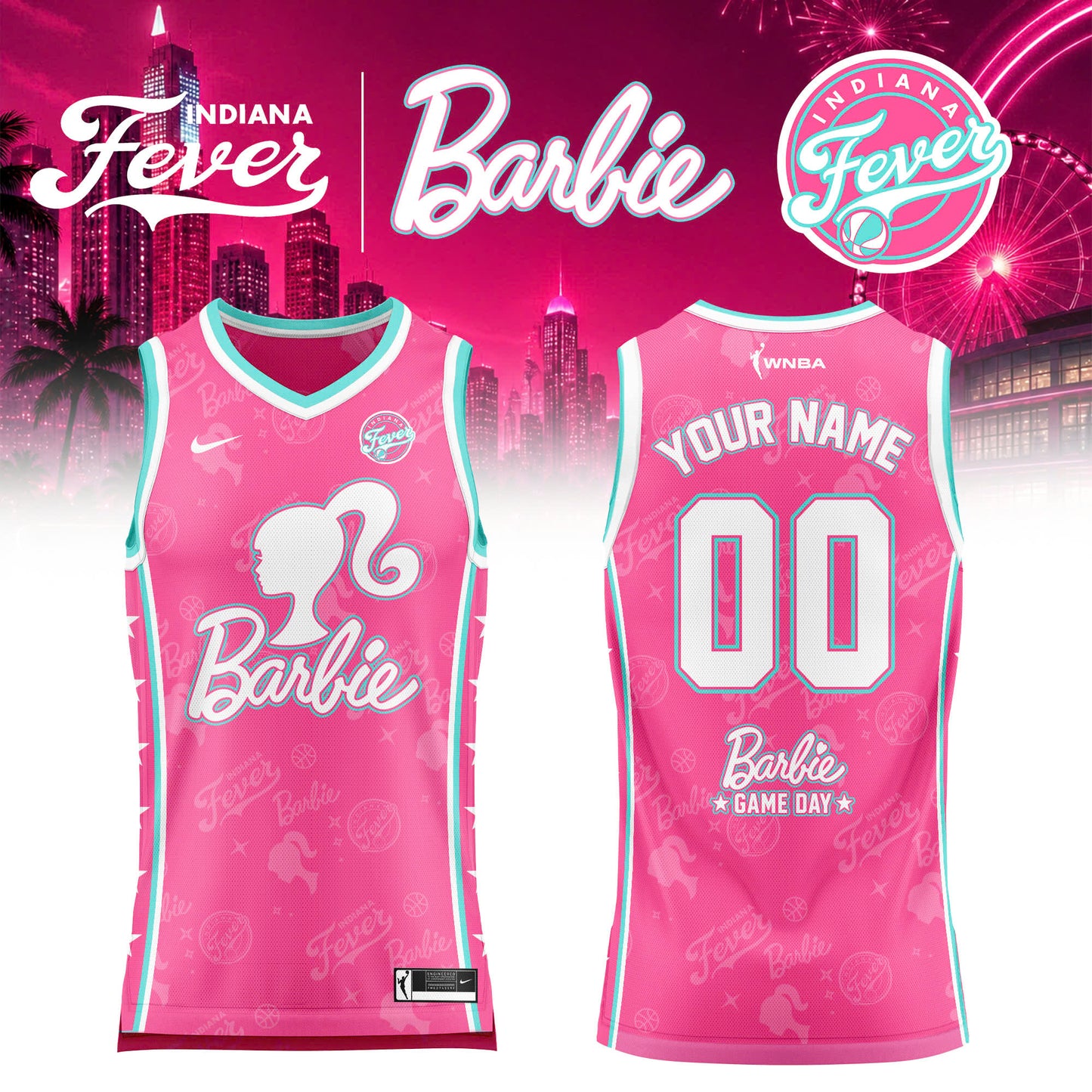 WNBA x Barbie Game Day 2026 Limited Edition Basketball Jersey