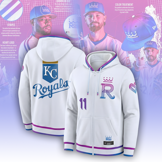 The Royal Gradient Limited Edition Zip Hoodie