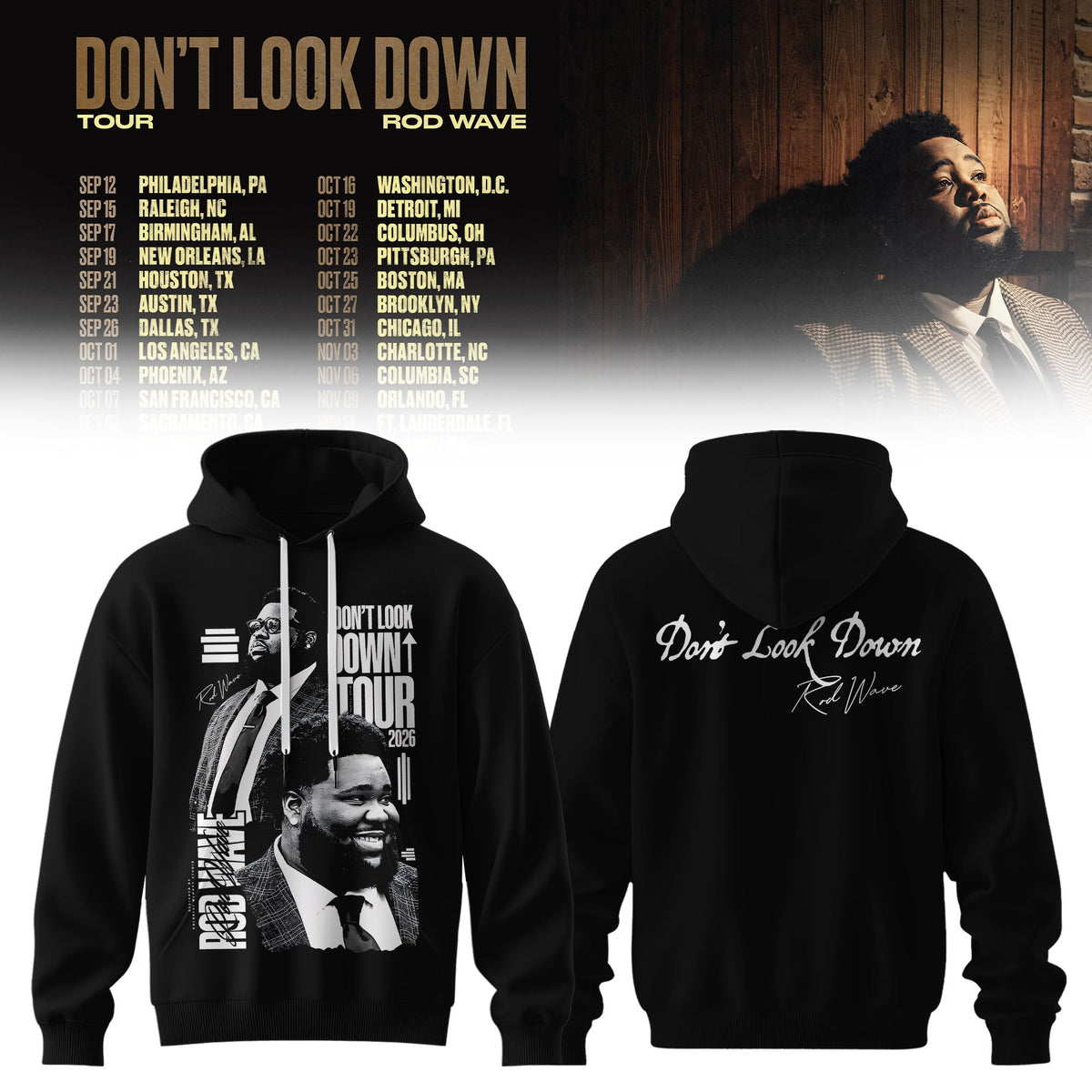 Rd Wv Don’t Look Down 2026 Tour Premium 3D Hoodie
